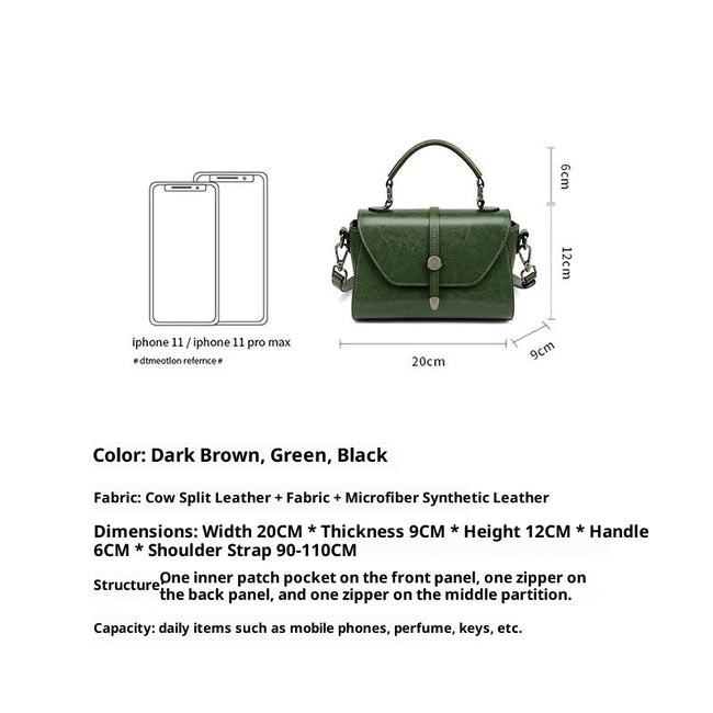 Autumn And Winter Women's Fashion All-matching Portable Simplicity Shoulder Bag Casual Messenger Bag Main Image