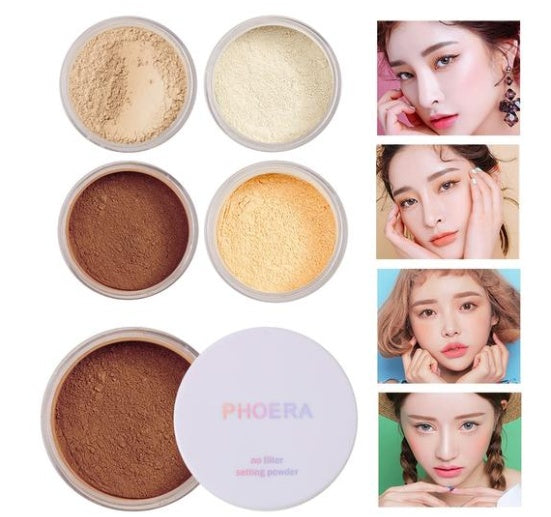 Loose Face Powder Translucent Smooth Setting Foundation Makeup Hover Image