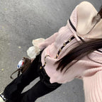 Off-shoulder Sweater Cardigan Cute Youth-looking