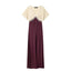 Women's Lace Silk Satin Dress