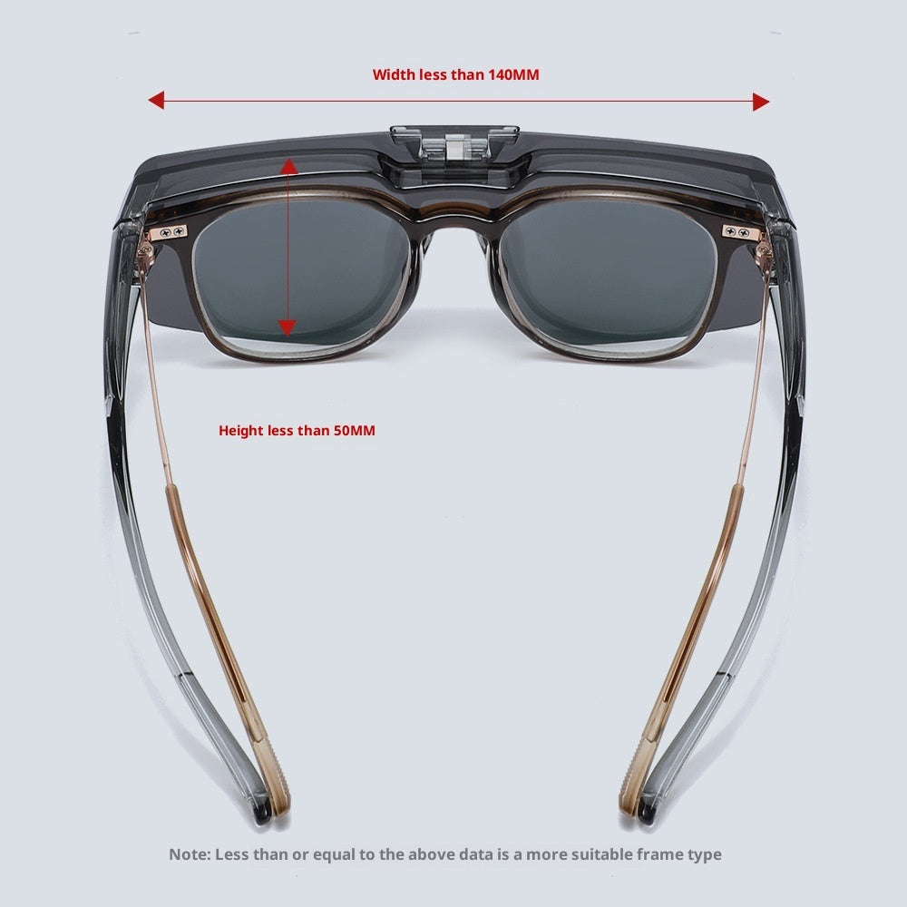 Men's And Women's UV Protection Clamshell Sunglasses