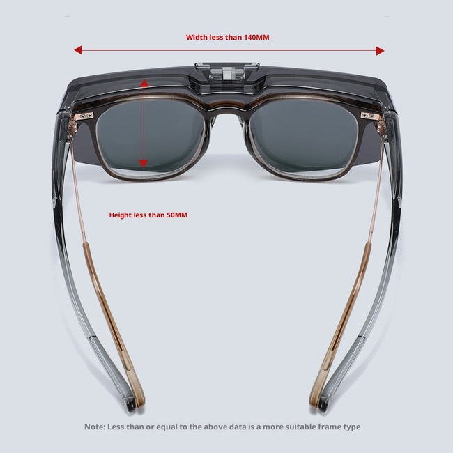 Men's And Women's UV Protection Clamshell Sunglasses Main Image