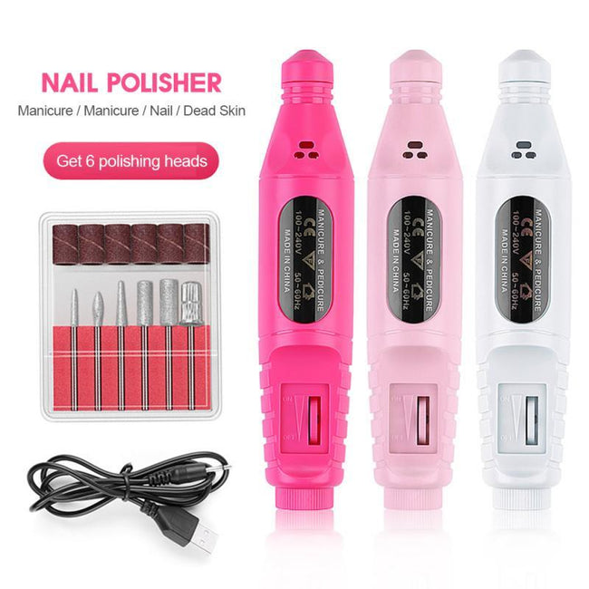 Electric Nail Polish Machine Pen Nail Art Tool Hover Image