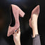 Extra Large Women's Chunky Heel High Heels