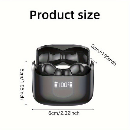 Lifebee Wireless Earbuds USB C LED Display Sport Headset