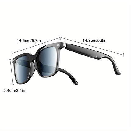 ANKRIYUL Wireless Glasses Earphone Microphone For Calls
