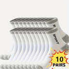 20pcs (10pairs) White / One-size