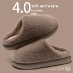 Non-slip Couple Winter Insulated Cotton-padded Shoes Men