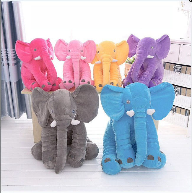 Soft Comfort Elephant Plush Toy  Accompany Sleeping Baby Sleep Child Pillow Leather Shell Main Image