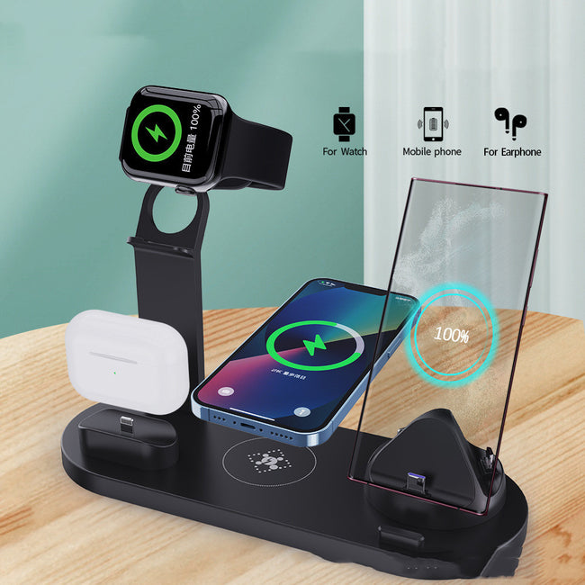 Plastic 3 In 1 Wireless Charger Stand Fast Hover Image