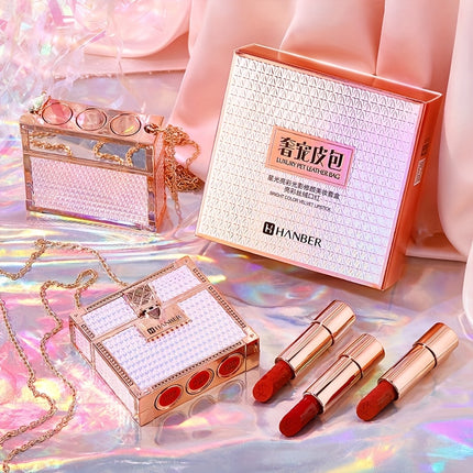 Starlight Bright Velvet Lipstick Three Pack Matte Red