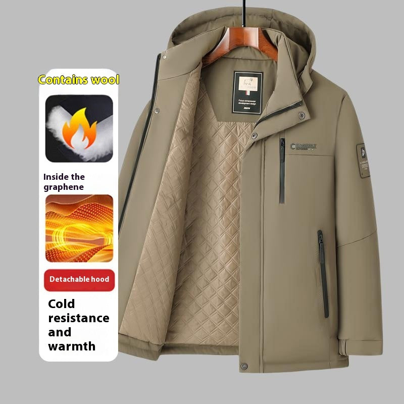 Men's Outdoor Cotton Jacket Short Casual Jacket Trendy