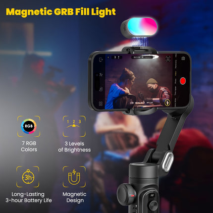 AOCHUAN SmartX Pro Combo 1 Wireless Gimbal With RGB Light