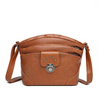 Retro Simple Middle-aged Women's Bag Soft Leather
