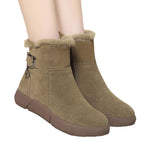 Large Size Snow Boots New Fur Integrated Comfortable Thickened Warm