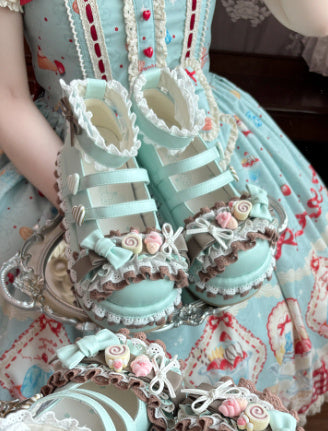 Round Head Platform Shoes Women Main Image