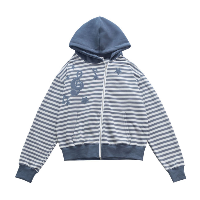 Autumn New American Retro Oblique Zipper Coat For Women Hover Image