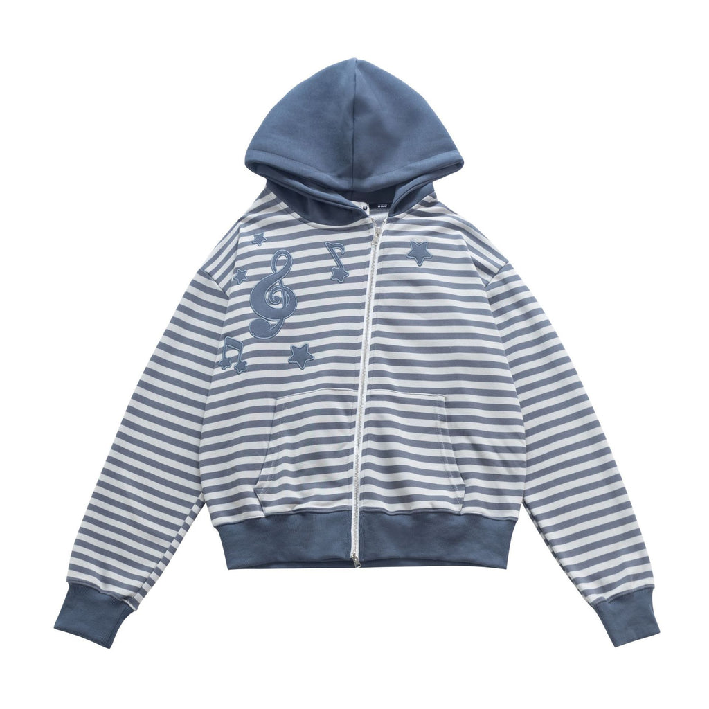 Autumn New American Retro Oblique Zipper Coat For Women