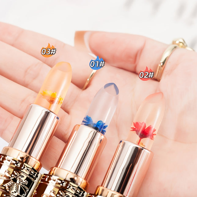 Six Piece Petal Jelly Lipstick Berry Shades Nourishing