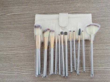 Persian Make-up Brush Suit Rice White Make Up Brush, Champagne Color Brush Handle Make-up Brush Without Main Image