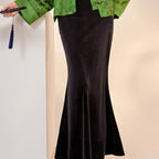 Early Autumn National Style New Fashion Advanced Long Skirt