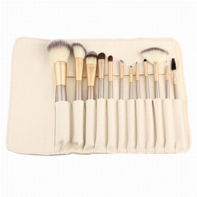 Spot Detonating 121824, White Make-up, White Make-up Brush, 24 Make-up And Brush Suits For Portable Beauty And Makeup Tools Hover Image