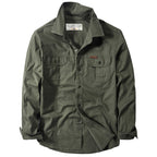 Large Size Loose Overalls Long Sleeve Shirt