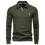 Lapel Casual Solid Color Polo Shirt