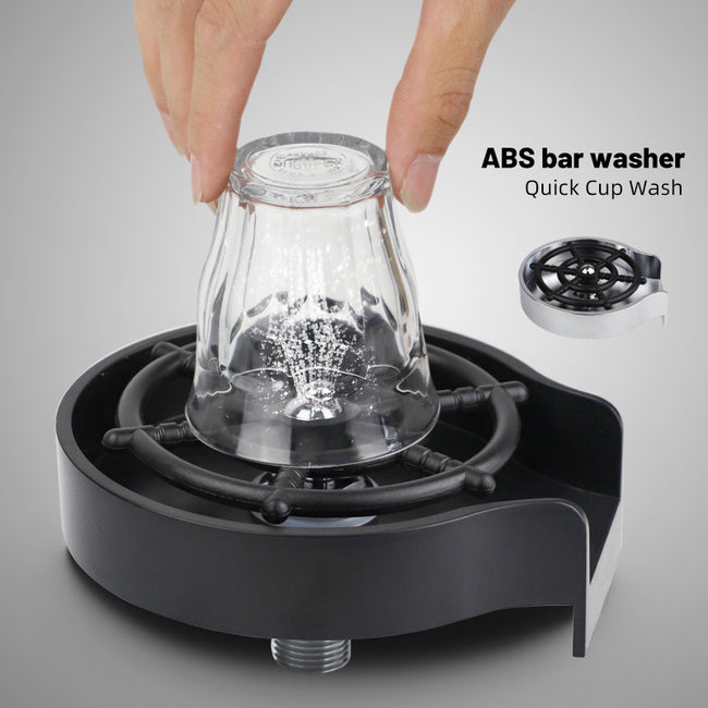 Bar Counter Cup Washer Sink High-pressure Spray Automatic Faucet Coffee Pitcher Wash Cup Tool Kitchen Hover Image