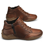 Martin Boots Trendy Genuine Leather Casual High-top Men's Fleece-lined