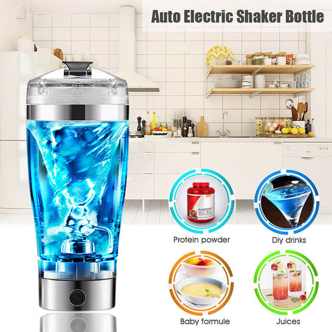 Electric Protein Shake Stirrer USB Shake Bottle Milk Coffee Blender Kettle Sports And Fitness Charging Electric Shaker Cup Hover Image