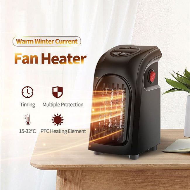 Winter Air Heater Fan Heater Electric Home Heaters Mini Room Air Wall Heater Ceramic Heating Warmer Fan For Home Office Camping Hover Image