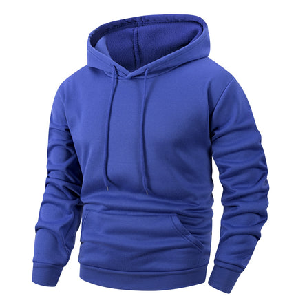 Mens Heavyweight Fleece Hooded Sweatshirts Loose Fit Pocket