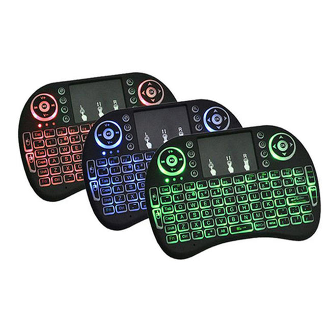 H9 Wireless Backlit Colorful Touch Remote Control Keyboard Main Image