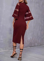 Women's Fashionable Round Neck Dress