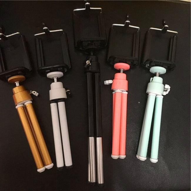 Compatible with Apple, Colorful digital camera Tripod stand Mini mobile phone stand Desktop photography Live selfie network red stand Main Image