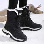 Thickened Long Wool Plus Velvet Warm Snow Boots