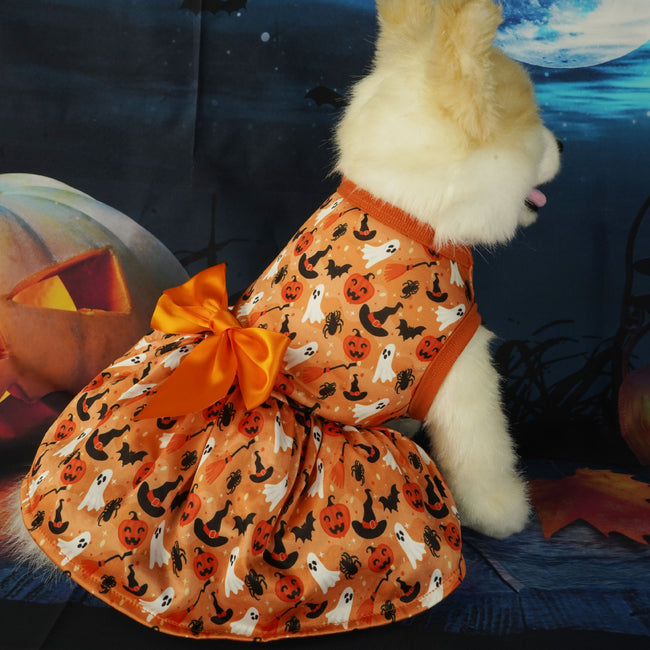 Pet Clothes Halloween Party Dress Hover Image