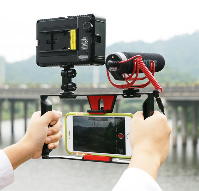 Compatible With Apple, Ulanzi Handheld Smartphone Video Rig Case For  Samsung,Phone Rig Stabilizer For Live Stream Youtube Filmmaking Vlogger Hover Image