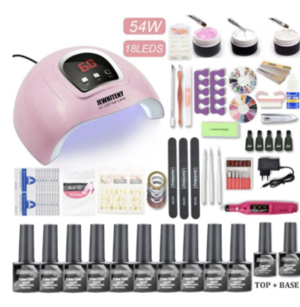 80W Nail Phototherapy Machine Set