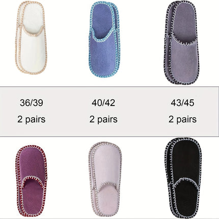 Unisex 6 Pairs Slippers Sole Lightweight Shoes Non Slip