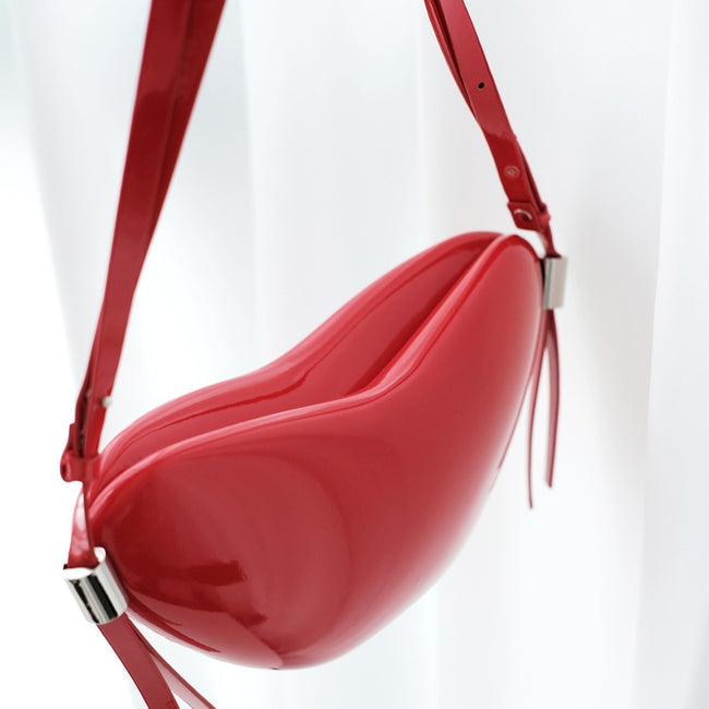 Peach Heart High Sense Girly Simplicity Crossbody Bag Main Image