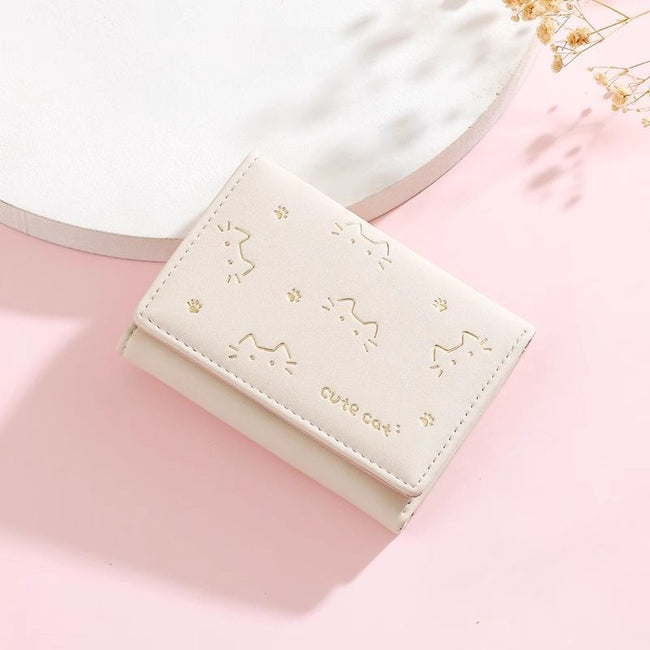 New Short Folding Small Wallet Women's Niche Hover Image