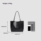 Leather Women's One Shoulder Handheld Versatile Tote Bag