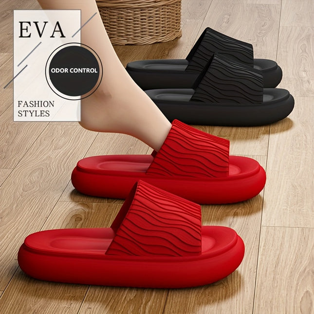 EVA Thick Soles Slip On Slippers For Men Women Couple Gift