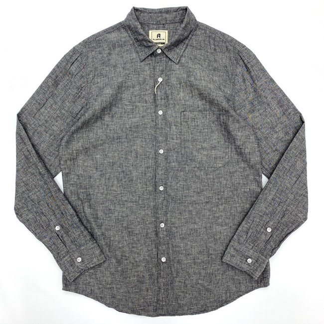 Summer Cotton And Linen Shirt Men's Linen Cotton Thin Japanese-style Retro Hover Image