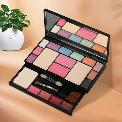 Makeup Gift Box Eyeshadow Blush Lipstick Multicolor Brush