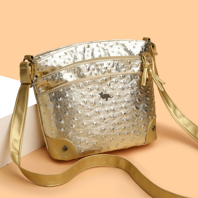 Multi-layer Bucket Bags Women's Retro Casual Simple Hover Image