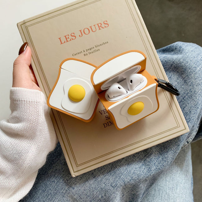 Compatible with Apple, Breakfast Egg Toast Airpod Case Hover Image