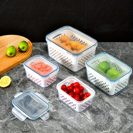 9pcs BPA Free Plastic Storage Containers With Lids
